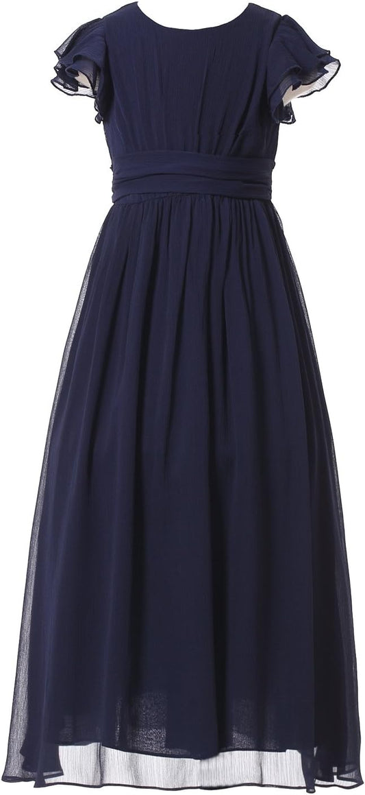 Junior Bridesmaid Dress for Prom and Party Events - Long Style