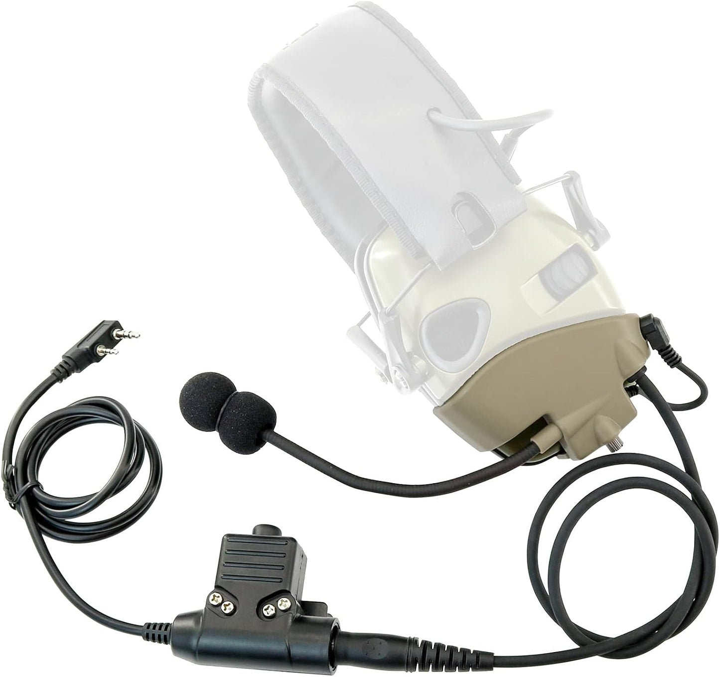 Microphone & PTT for Howard Leight Impact Sports Headphones