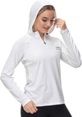 BASSDASH Womens UPF 50+ Performance Hoodie - Sun Protection