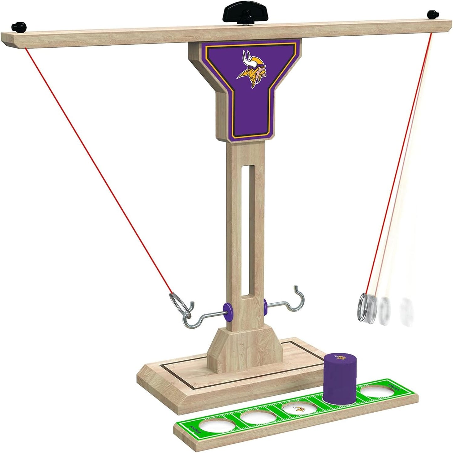 NFL Wooden Ring Swing Battle Game for Thrilling Competitions