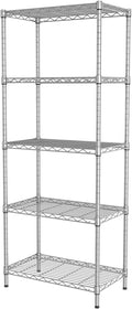 Shelf Wire Shelving Adjustable Storage Rack 12in x 22in x 59in