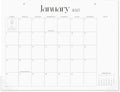 Cabbrix 2025-2026 Desk Calendar 15x12 - Organize with Style