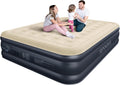 Air Mattress Queen with Built in Pump - 2 Min Self Inflating Bed