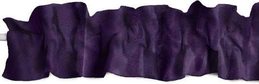 Shiny Satin Sleeve Topper Window Valance for Home Decor