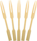 Bamboo Mini Forks 220 PCS: Easy to Use & Store