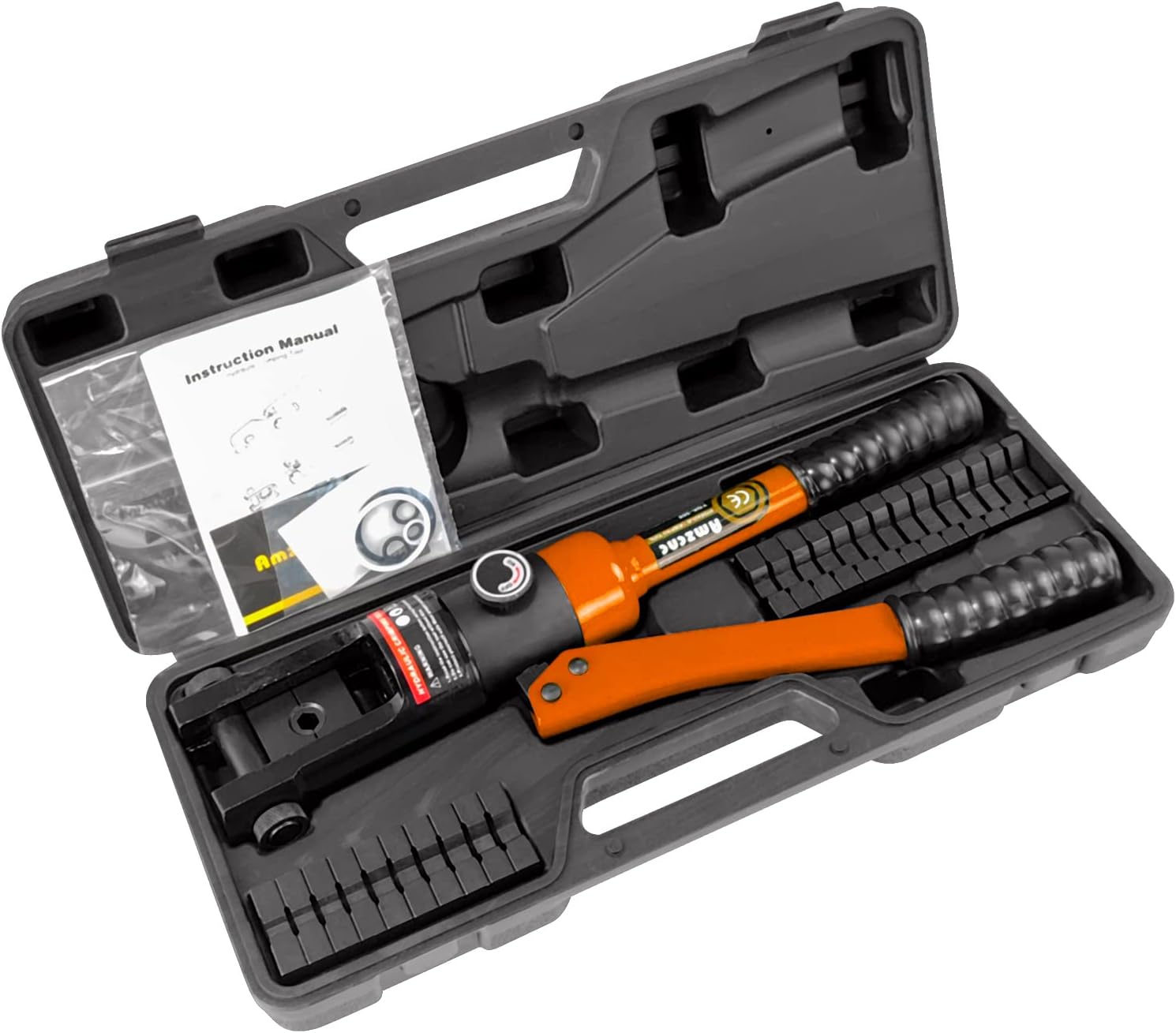 16 Ton Hydraulic Wire Crimper for Battery Cable Lug Terminals