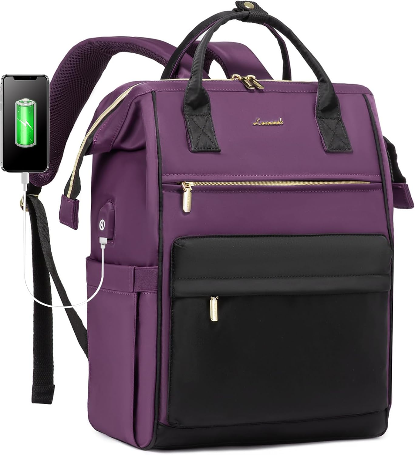 LOVEVOOK Laptop Backpack for Women: Stylish 17 Inch Bag
