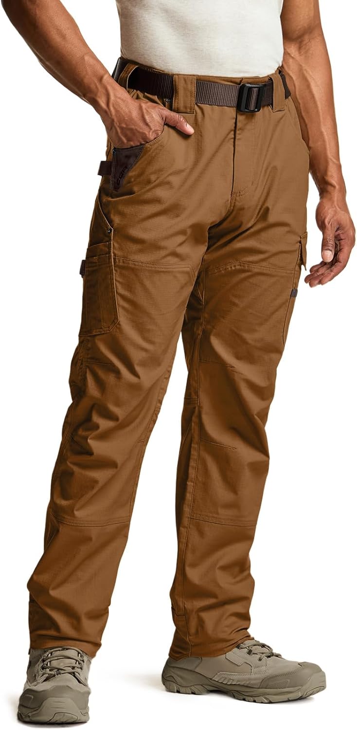 CQR Men's Quick Dry Work Pants for Tactical Outdoor Activities