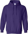 Gildan Men's Heavy Blend Fleece Hoodie Small Purple - Durable Everyday