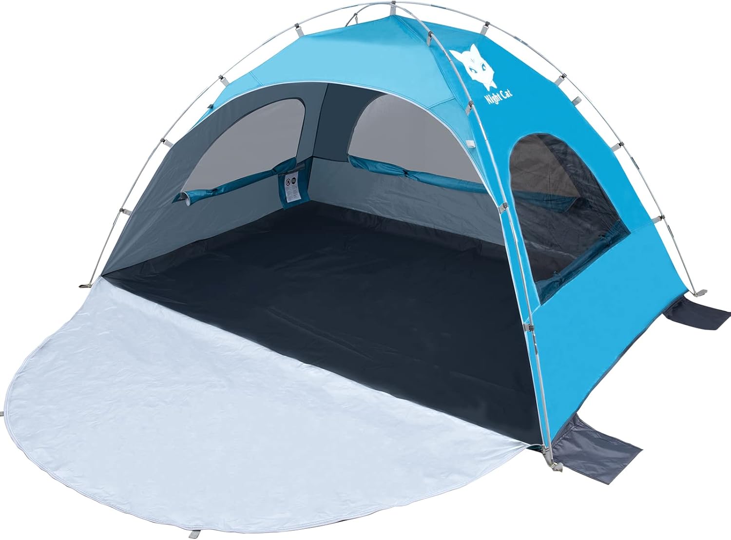 Night Cat Portable Beach Tent: UV Protection & Easy Setup