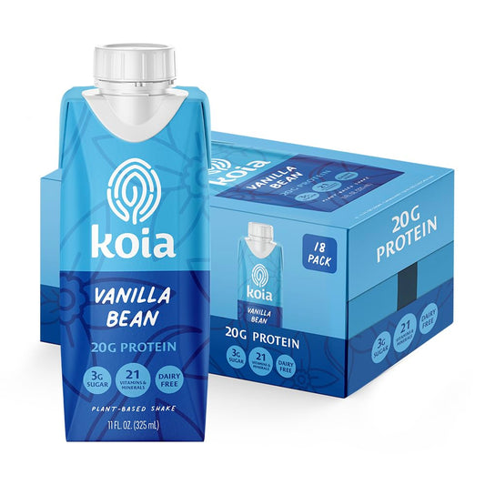 Koia Plant Based Protein Shake - Vanilla Bean Flavor Delight