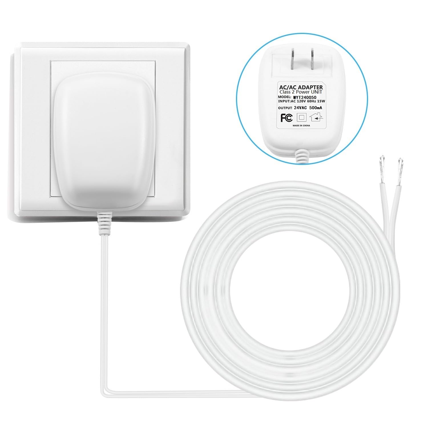 Universal 24V C-Wire Adapter for Smart Home Devices - WUYELIN