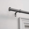 Exclusive Home Curtains Topper 1 in Curtain Rod and Finial Set