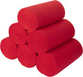 CAI TENG Fleece Throw Blankets 6 Pack 50 x 60 in - Cozy Holiday Throws