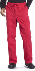 Cherokee Scrubs for Men Tapered Leg Cargo Pants WW190 - Elastic Waist