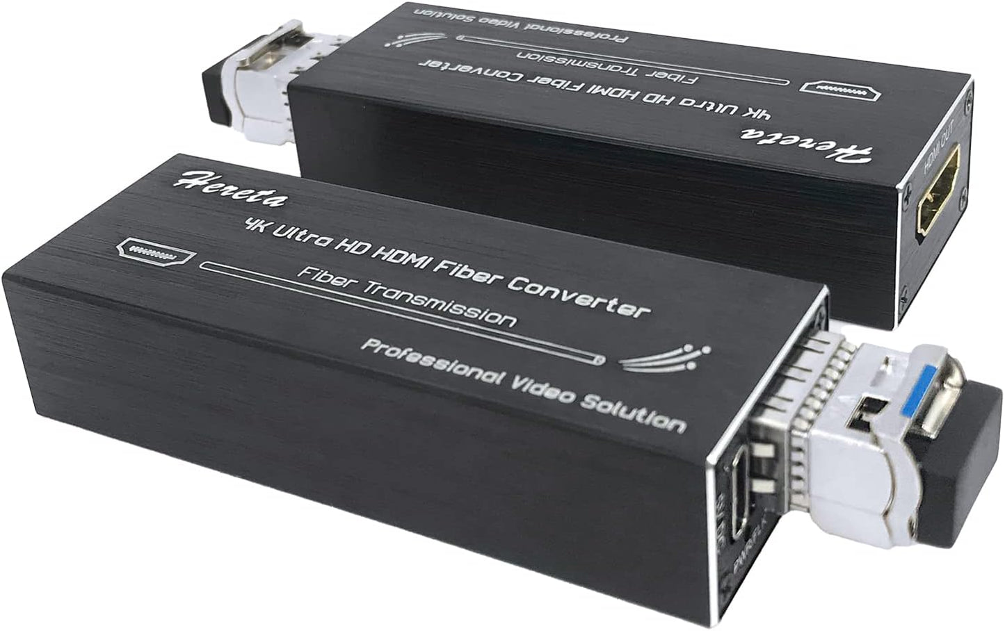 4K HDMI Fiber Extender with SFP Module for Uncompressed Video