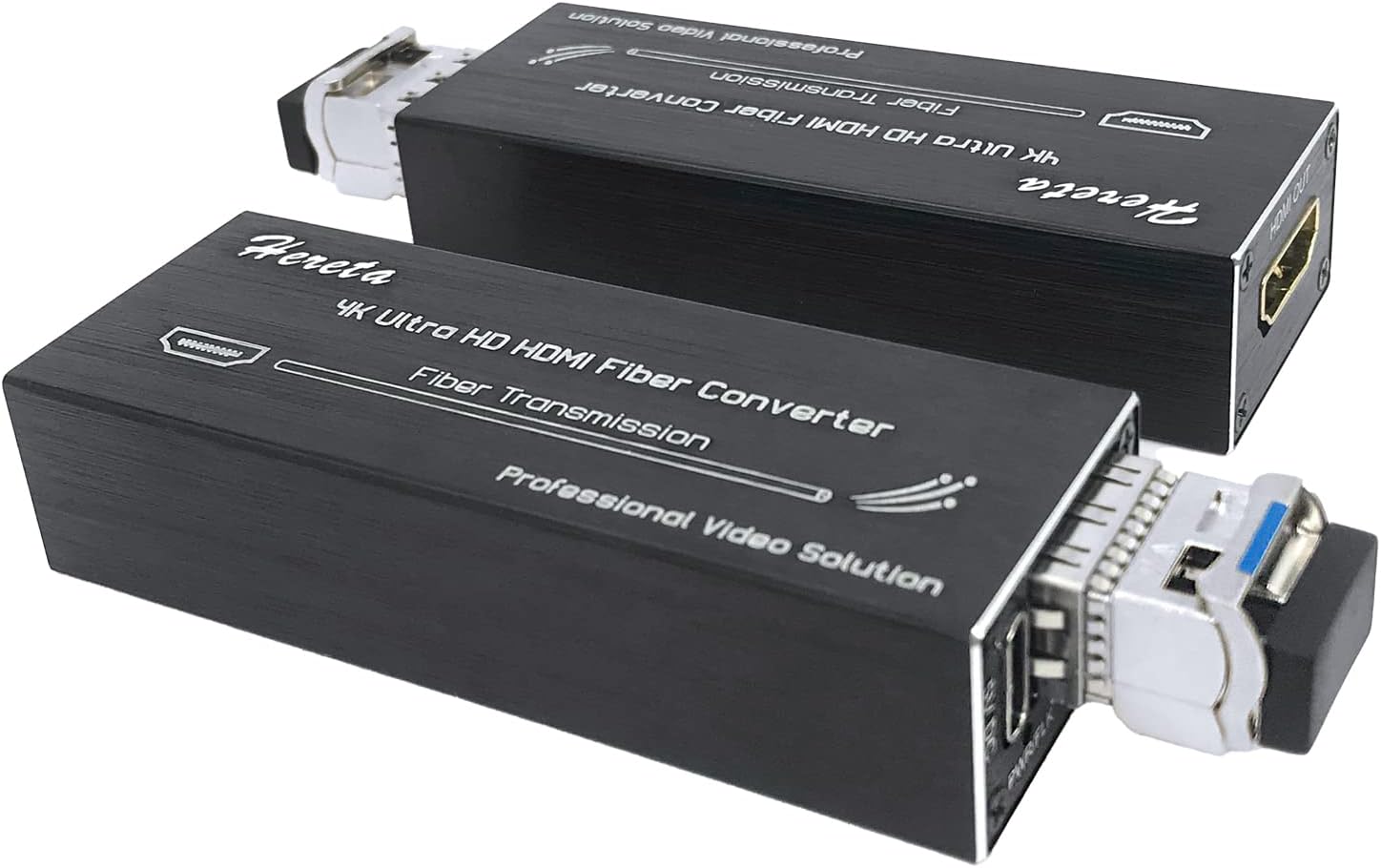 4K HDMI Fiber Extender with SFP Module for Uncompressed Video