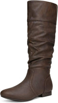DREAM PAIRS Women's Knee High Pull On Boots - Warm, Stylish Comfort