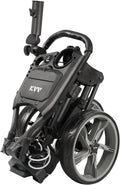 KVV 3 Wheel Golf Push Cart Ultra Lightweight - Compact Folding