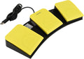USB Foot Pedal for PC Gaming - Triple Optical Footswitch