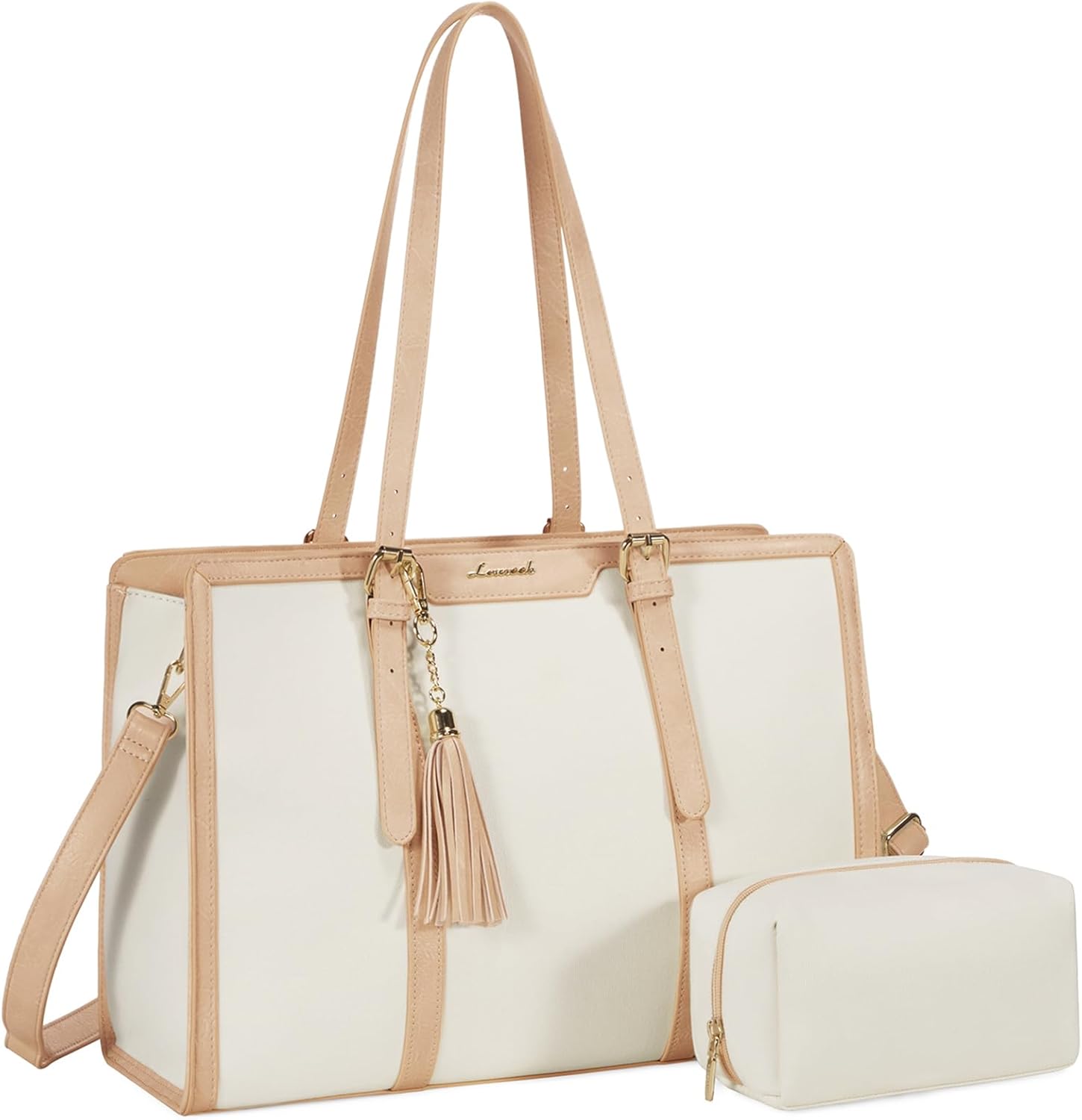 LOVEVOOK Laptop Bag for Women 15.6 Inch Lightweight Tote