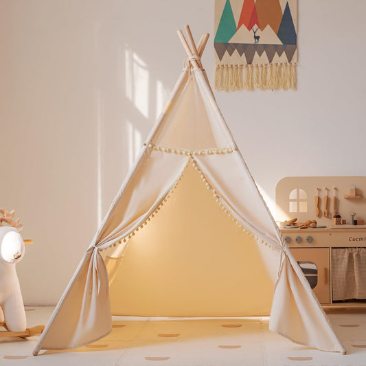 Playful Kids Teepee Tent - Indoor/Outdoor Fun!