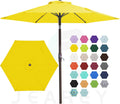 Patio Umbrella 7.5 ft Market Table Umbrella - Tilt Crank Shade