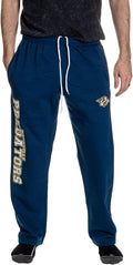 NHL Men's Premium Fleece Official Team Sweatpants for Comfort