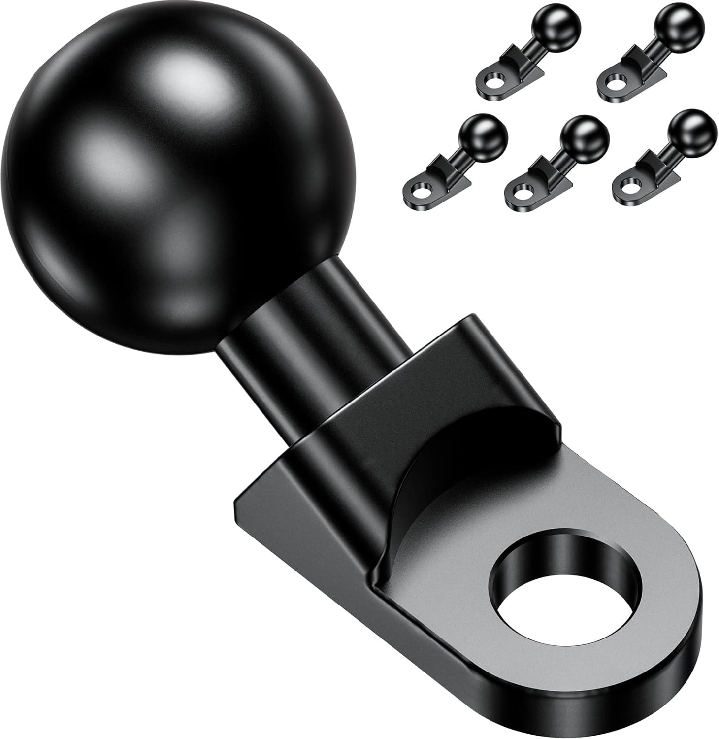 BRCOVAN 5 Pack Aluminum Alloy Mount Base with 1ft' TPU Ball