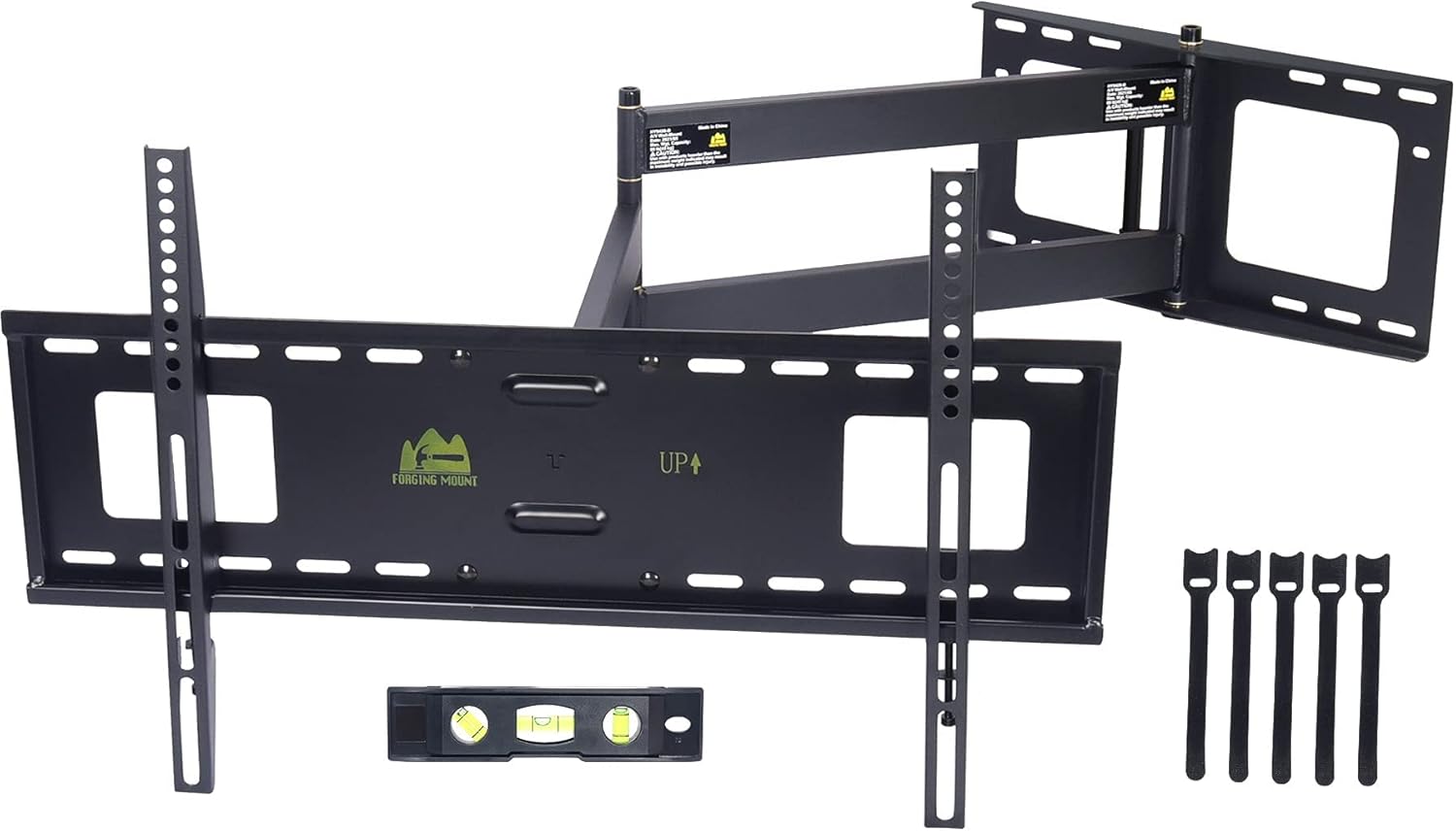 Ultimate Full Motion TV Wall Mount: 42'' Long Arm, 37-80'' TVs