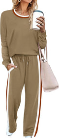 WIHOLL 2 Piece Lounge Sets for Women - Comfortable Long Sleeve