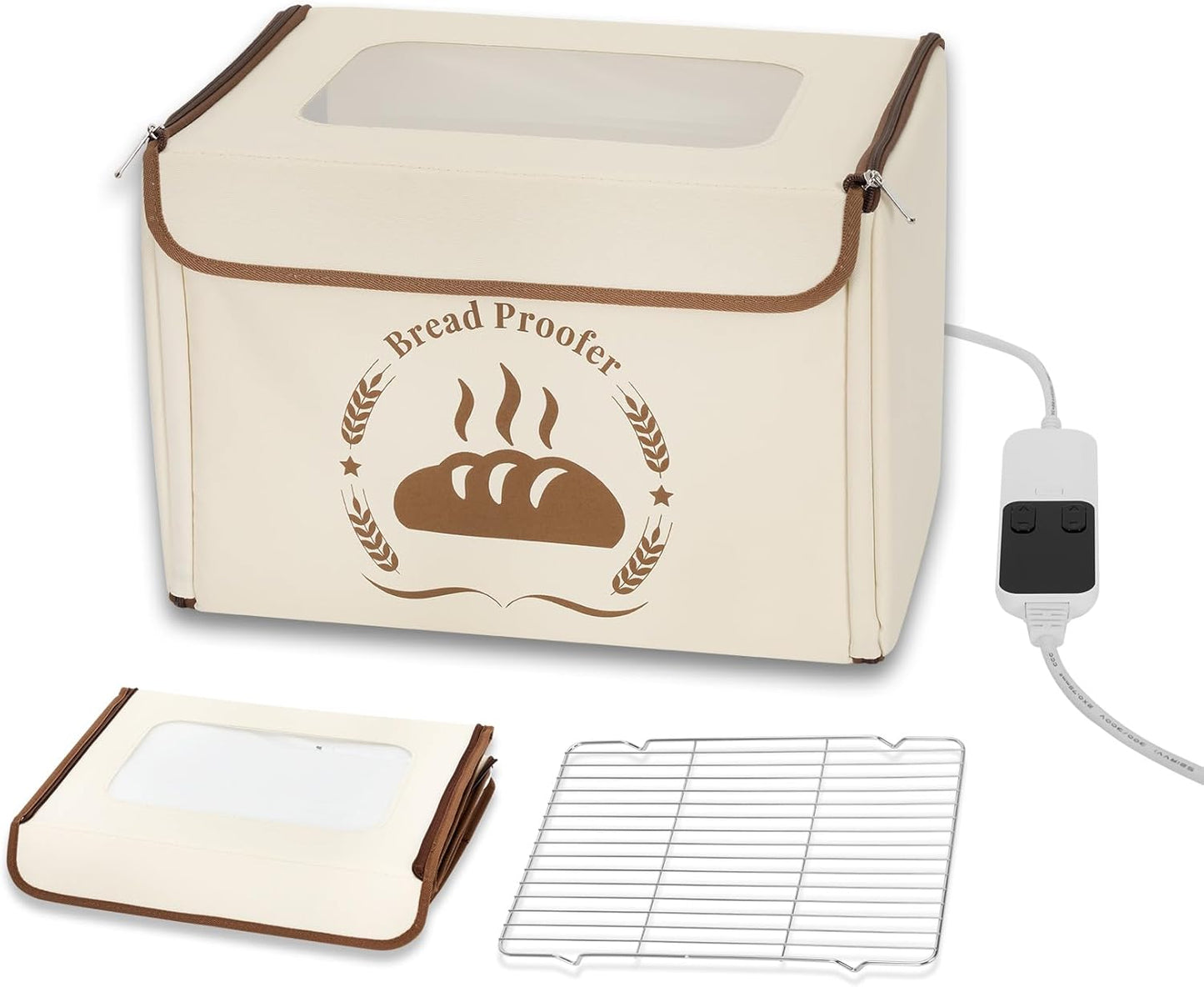 Folding Bread Proofing Box with Temperature Control for Home Bakers