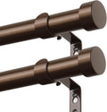 KAMANINA Heavy Duty Curtain Rods for Windows 48 to 84 Inch
