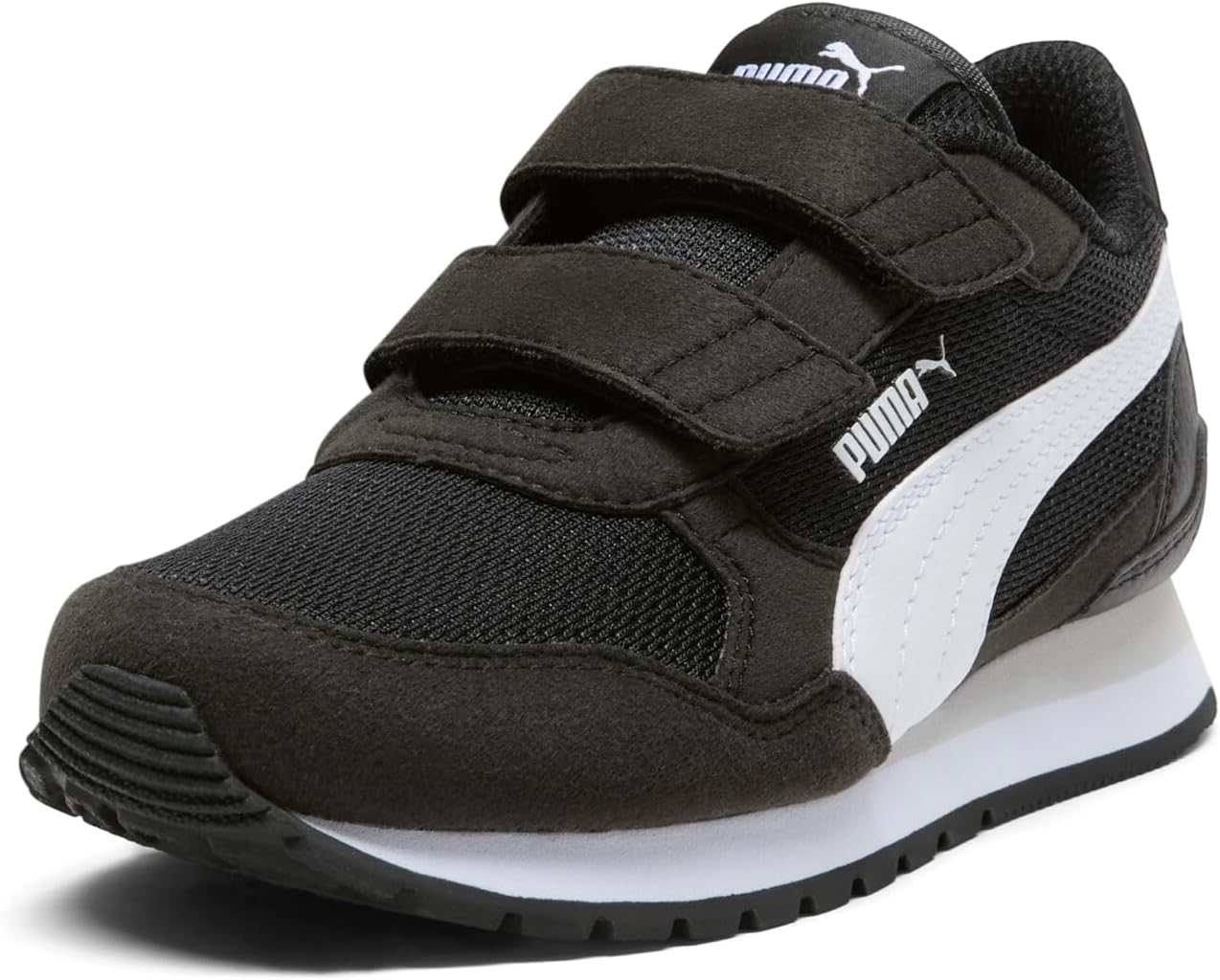 PUMA Kids' St Runner Hook and Loop Sneakers for Active Play