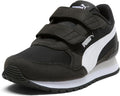 PUMA Kids' St Runner Hook and Loop Sneakers for Toddlers - Lightweight