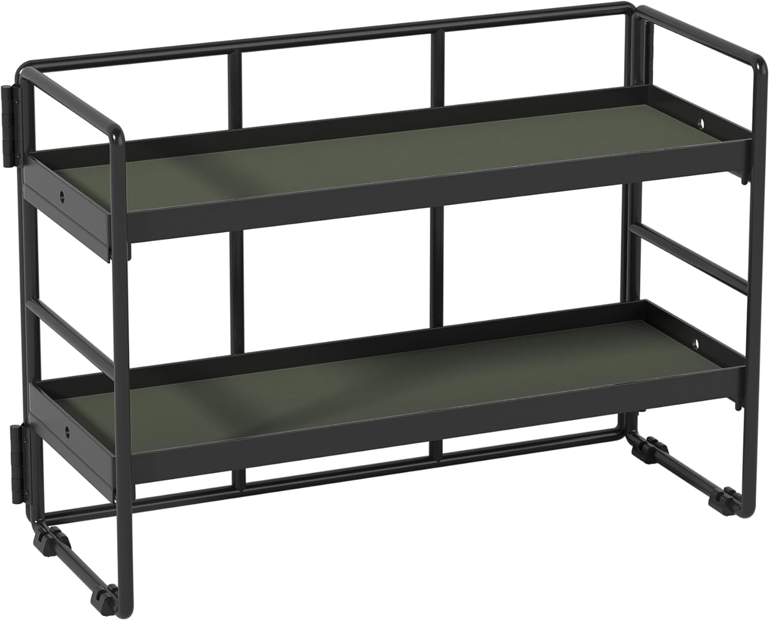 Desk Shelf Organizer with Leather Pad - Keep Your Workspace Neat!