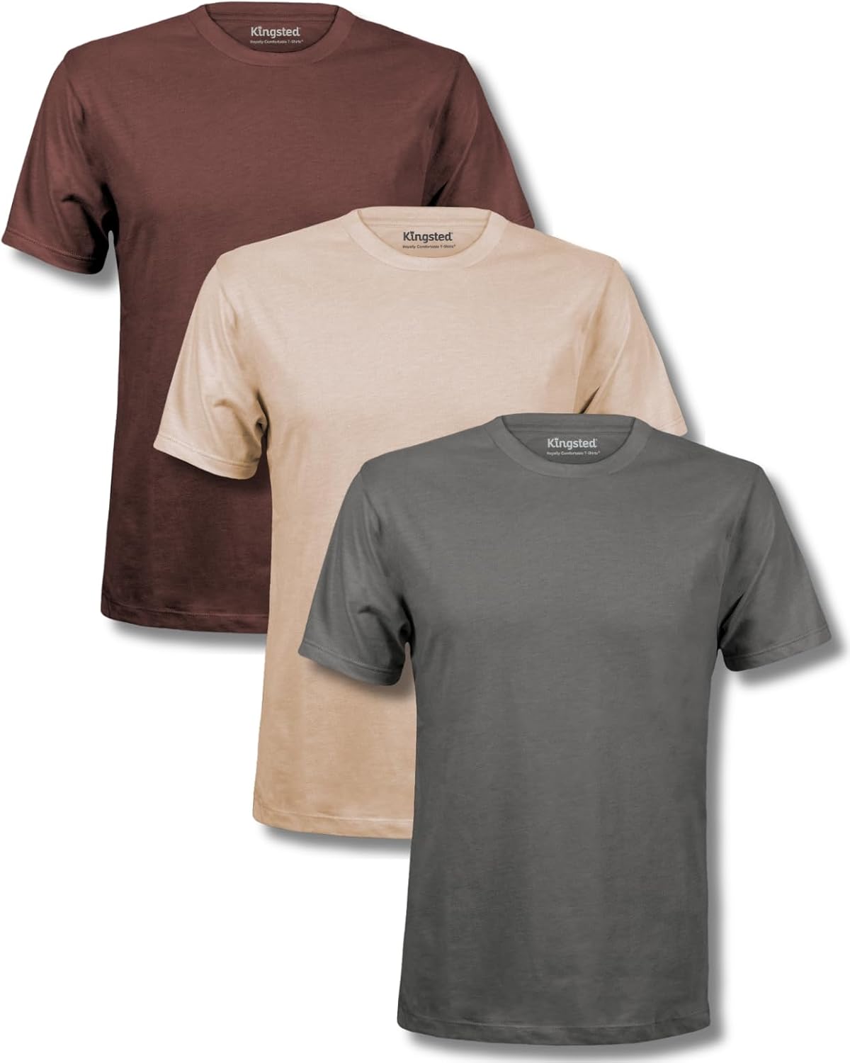 Kingsted Men's T-Shirts Pack - Super Soft Classic Tees