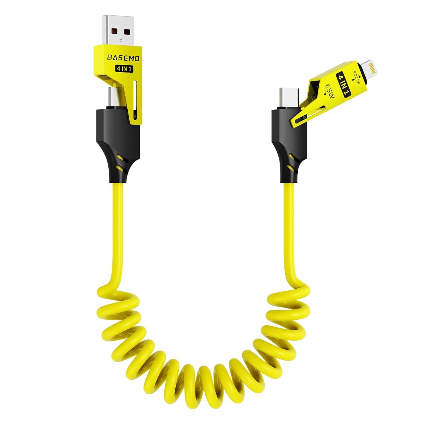 ZUSLAB 4-in-1 Fast Charging Cable, Car Play Compatible, Multi-Device Charger