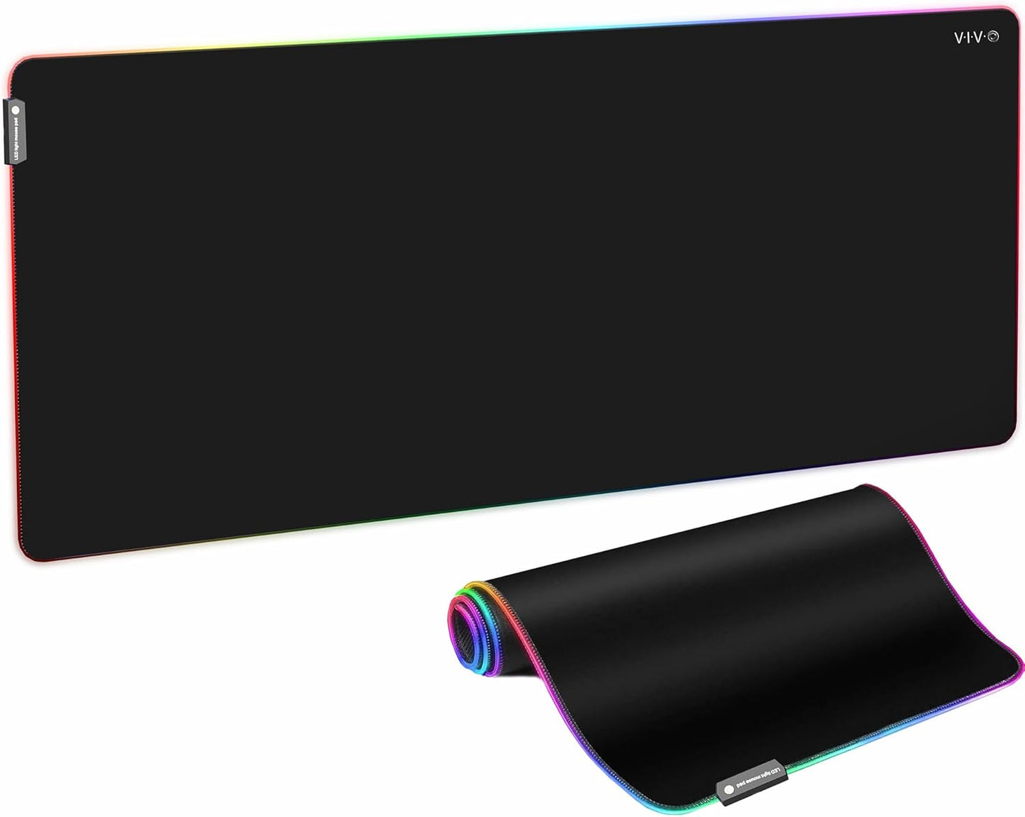 VIVO Large 60 x 24 inch RGB Desk Pad for Gaming and Office Use