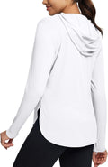 baleaf Women's UPF 50+ Sun Shirt with Hoodie - Lightweight UV