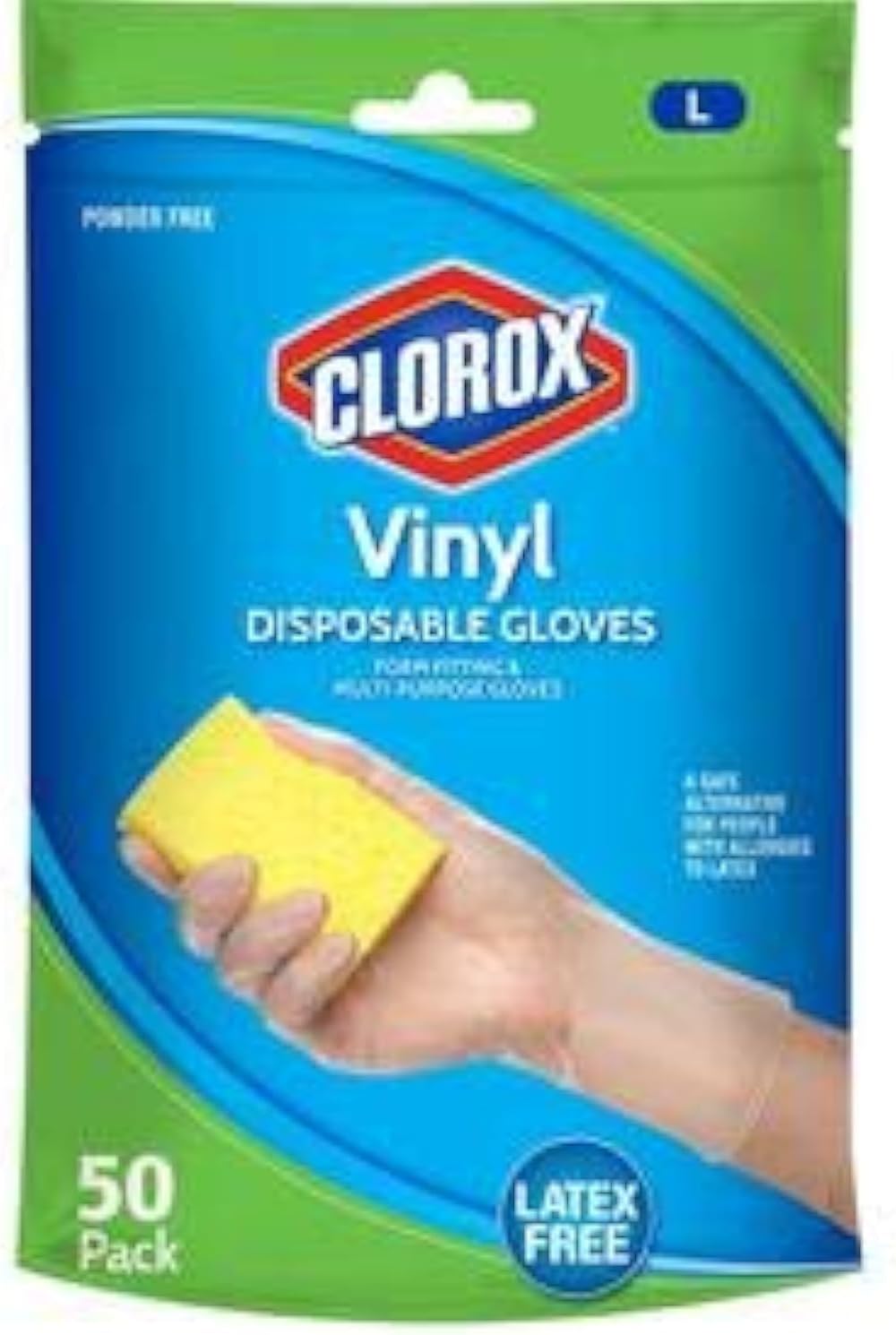 CLOROX Disposable Gloves - 50 Count Pack - Clean with Confidence