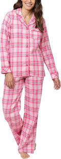 PajamaGram Winter Pajamas For Women - Soft 100% Cotton Flannel