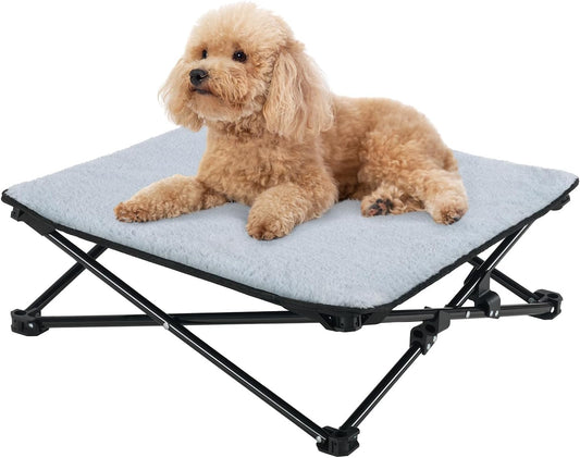 Portable Elevated Dog Bed, Year-Round Comfort by Veehoo