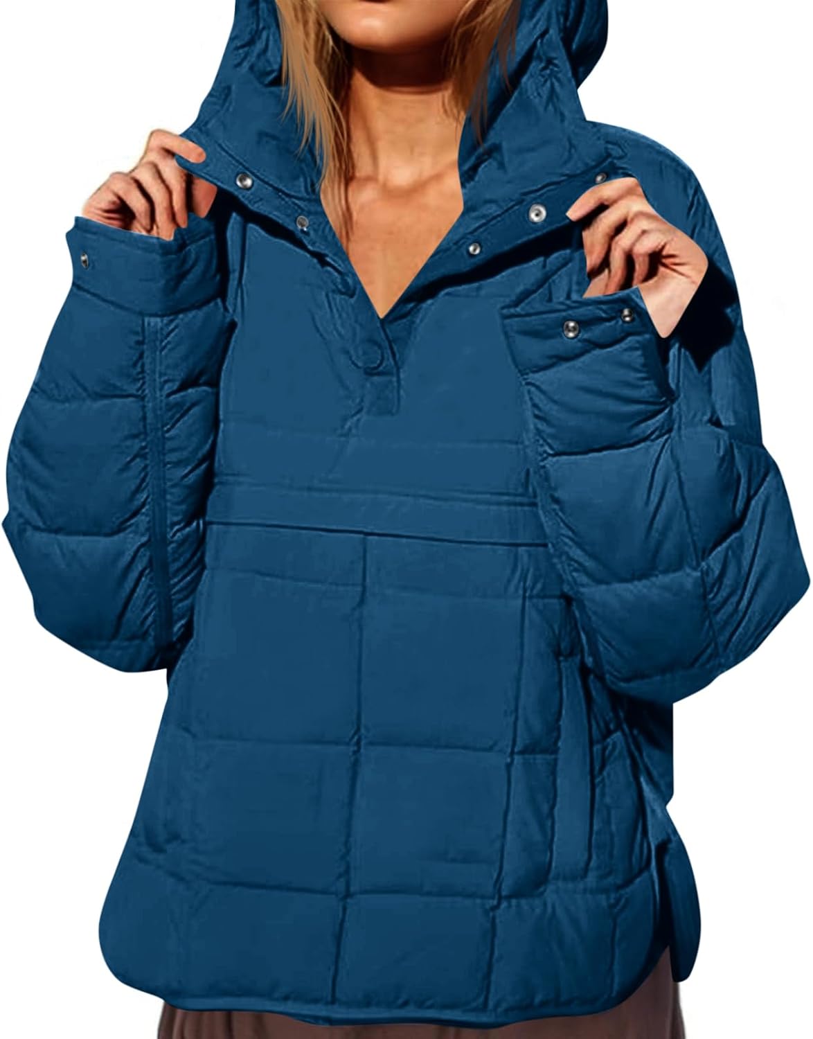 Fazortev Womens Oversized Puffer Jacket for Stylish Comfort