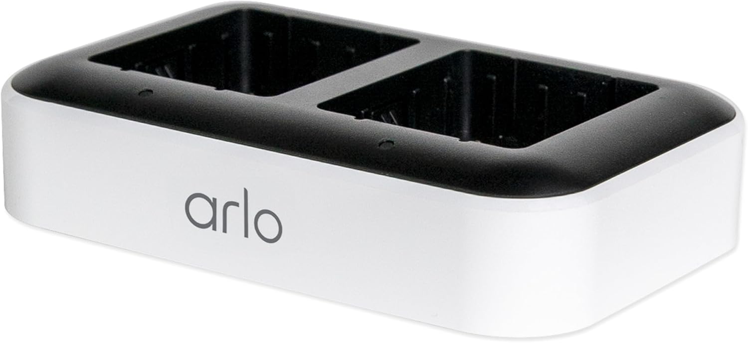 Arlo Dual Charging Station for Quick Battery Swaps and Protection