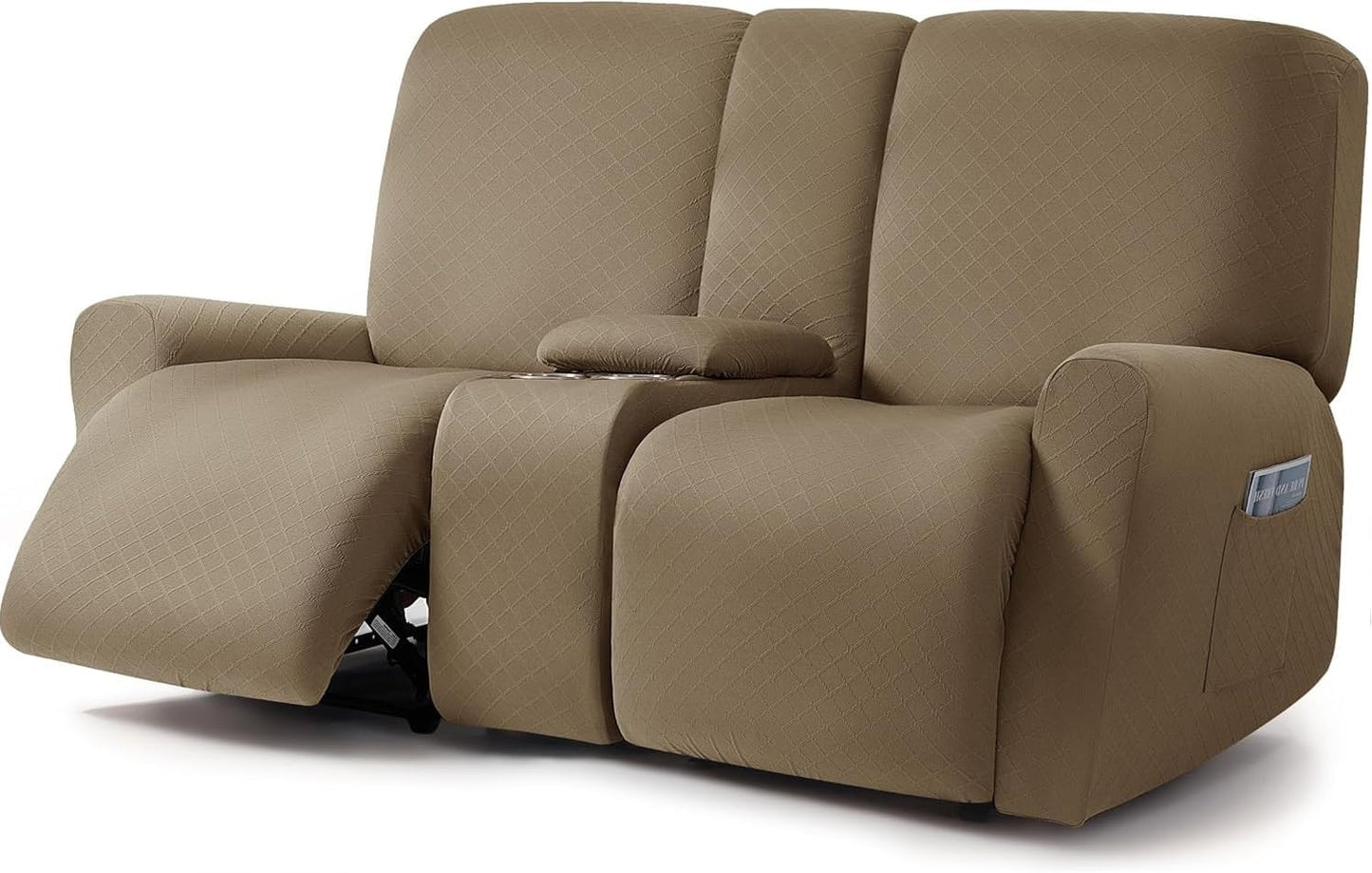 ULTICOR Squared Jacquard Design Reclining Loveseat Cover Review