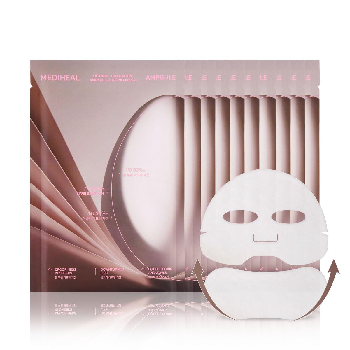 Mediheal Retinol Collagen Ampoule Lifting Mask for V Line