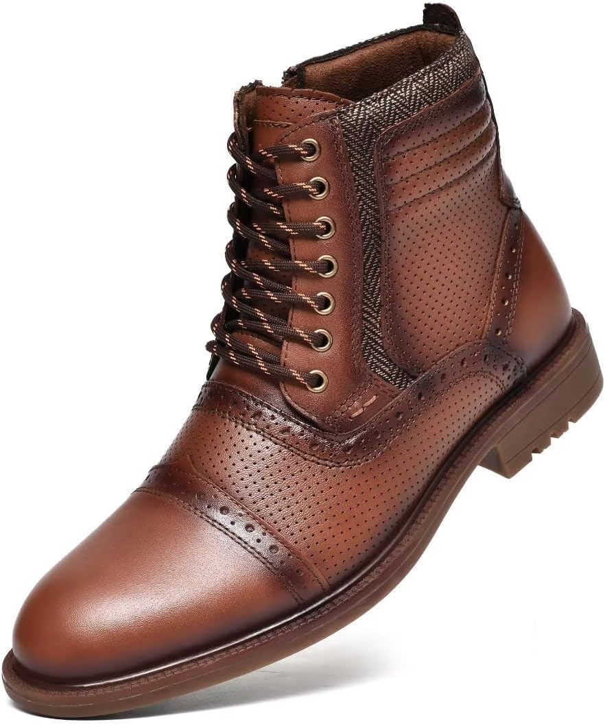 Stylish and Comfortable Leather Chukka Ankle Boots for Men