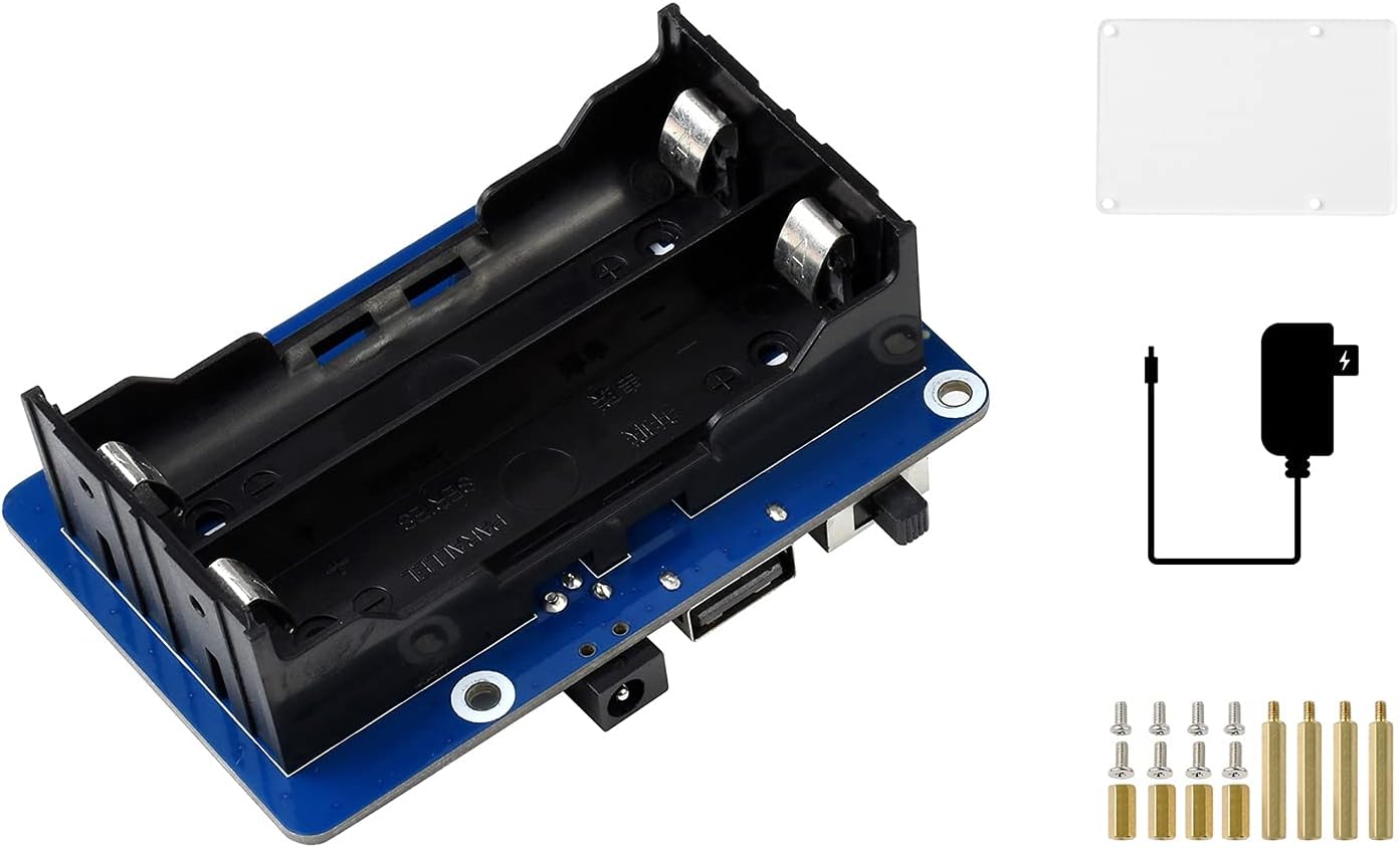 5V Uninterruptible Power Supply UPS HAT for Raspberry Pi 4B/3B