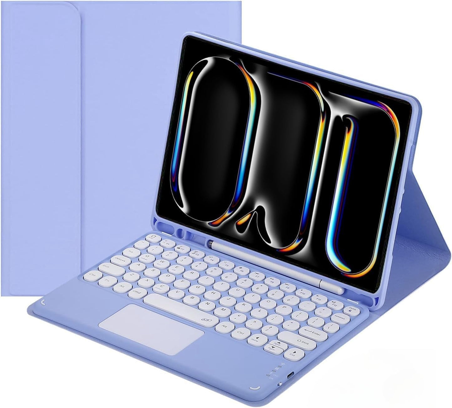 Touchpad Keyboard Case for Fire HD 10 with Detachable Trackpad